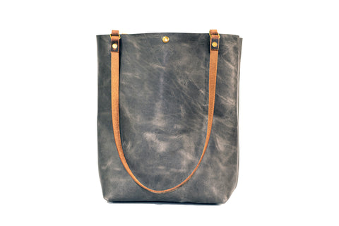 Classic Handmade Leather Tote Bag | Large | Made in USA