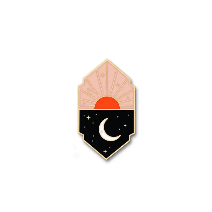 Enamel Pin | Antiquaria | The Sun and the Moon