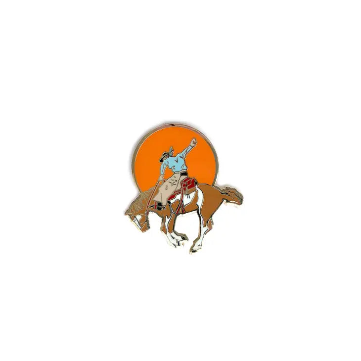 Enamel Pin | Antiquaria | Sunset Cowboy